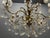 Italian Brass Crystal Chandelier, 1950s For Sale - Image 14 of 16