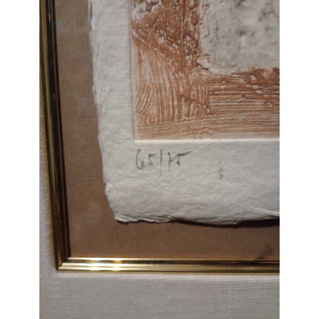 1961 Abstract Expressionism James Coignard Carborundum Artpiece For Sale In Phoenix - Image 6 of 12