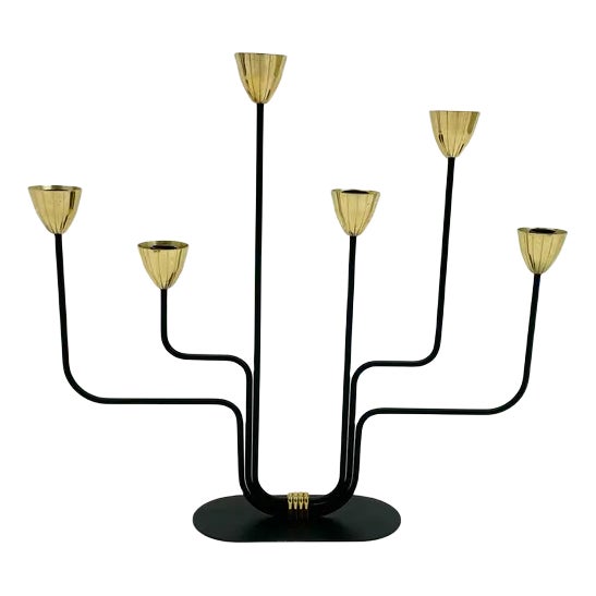 Scandinavian Candleholder by Gunnar Under, 1950s For Sale