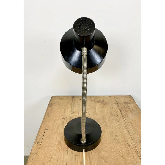 Black Bakelite Table Lamp from Elektrosvit, 1960s For Sale - Image 4 of 13