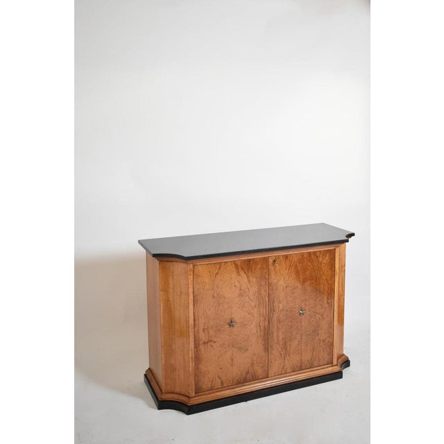 Walnut Veneer Sideboard, 1940s For Sale - Image 4 of 6