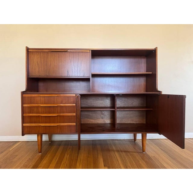 Mid Century Modern Highboard/Sideboard/Hutch/Credenza For Sale - Image 13 of 13