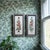 1960s Vintage Textile Framed Wall Art Jacobean Panel Duo Crewel Embroidery Butterfly Bluebird For Sale - Image 5 of 12