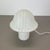 Glass Mushroom Zebrano Desk Light attributed to Peill & Putzler, Germany, 1970s For Sale - Image 4 of 18