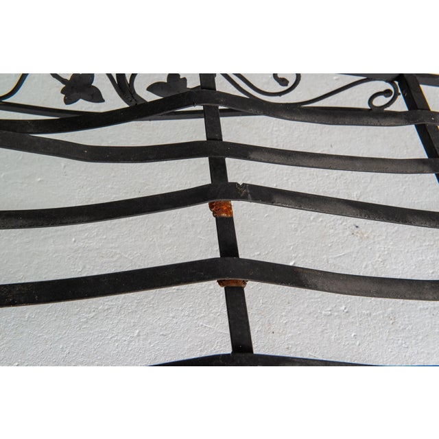 Pair of 1940s Attributed Salterini Mt Vernon Wrought Iron Chaise Lounges For Sale - Image 12 of 13
