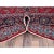 1960 9'6"x13'5" Portia Red Hand Knotted Vibrant Wool Vintage Persian Kashan Clean Rug For Sale - Image 9 of 12