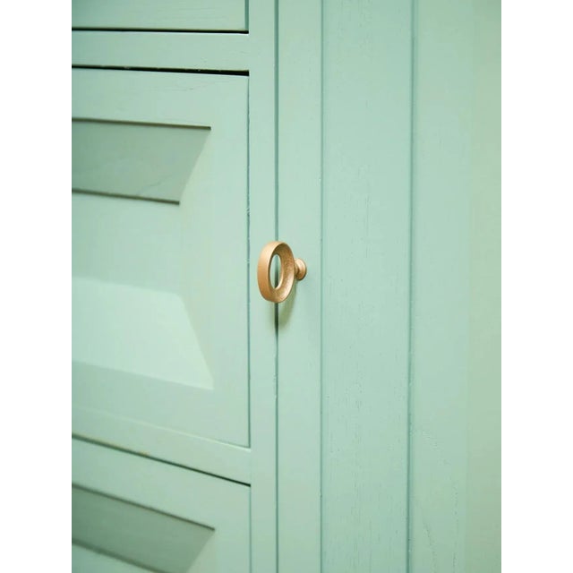 Chocolate Mint Hollywood Regency Dresser For Sale - Image 11 of 12