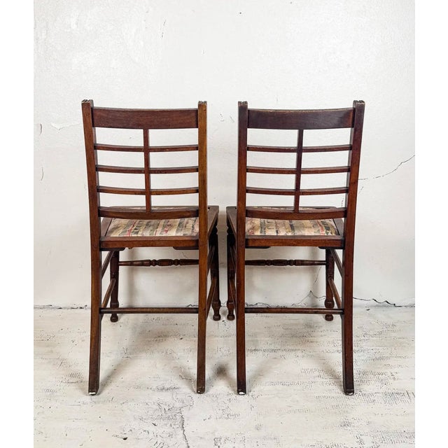 Late 19th Century Aesthetic Movement Dining Chairs, Set of 6 For Sale - Image 14 of 18