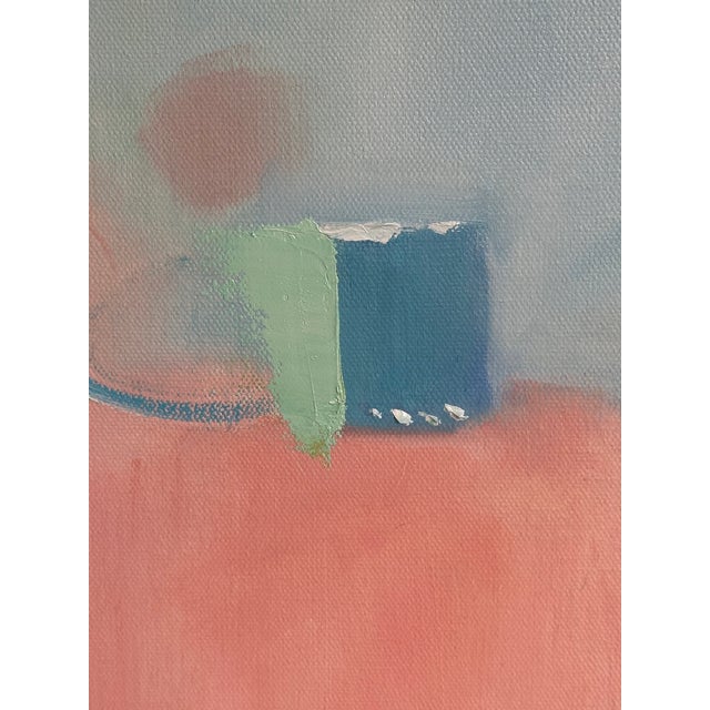 Gentle Voices -Large Abstract Bright Oil on Canvas by Christine Frisbee For Sale - Image 10 of 12