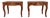 Italian Parquetry Inlaid Olive Burl Wood Side Tables Louis XV Style For Sale