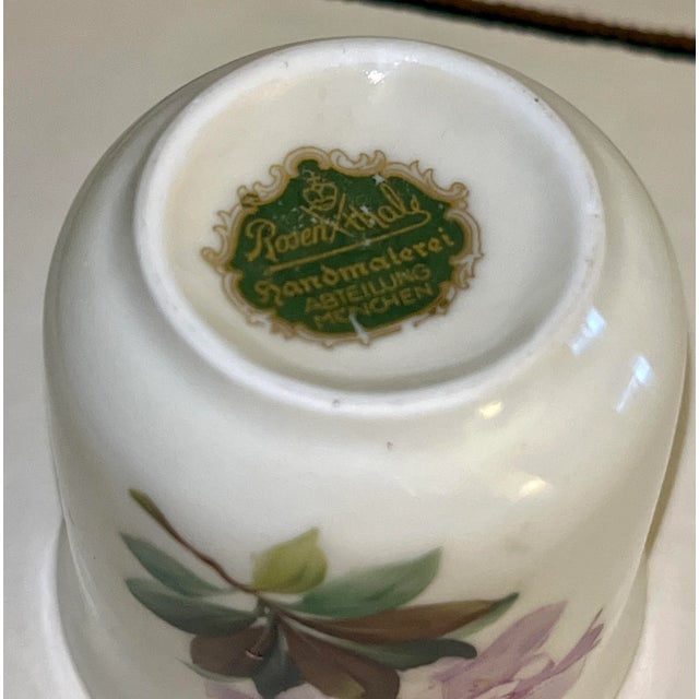 Traditional Antique German Rosenthal Hand Crafted Mini Vase For Sale - Image 3 of 7