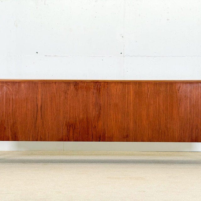 Mid-Century Sideboard with Brown Leather Handles from Meredew For Sale - Image 16 of 17