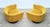 Canary Yellow Milo Baughman Barrel Back Swivel Chairs - A Pair For Sale - Image 8 of 10