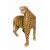 This striking vintage wooden bench is masterfully carved in the form of a Tiger, complete with a sculpted head and tail,...