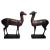 Chiurazzi, Pompeian Herculaneum Deer Figures, 1920, Bronzes, Set of 2 For Sale - Image 8 of 8