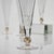 Hexagonal Flutes with Gold Inserts by Cenedese, Set of 5 For Sale - Image 18 of 18