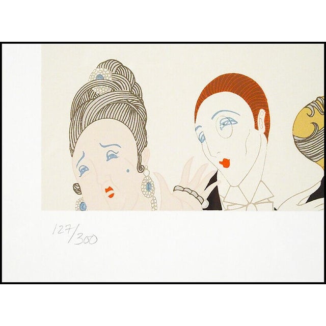 Erté 1980s The Portrait, Erté For Sale - Image 4 of 5
