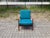 Wood Mid-Century Petrol and Teak Easy Chair from Wilhelm Knoll Antimott, 1965 For Sale - Image 7 of 18