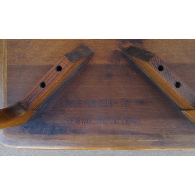 Mid 20th Century 2 Lane Perception Snack Tables Model 908-18 For Sale - Image 15 of 16