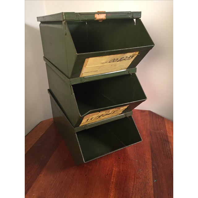 Vintage Stackbin 2 Steel Hardware Bins Set of 3 Chairish