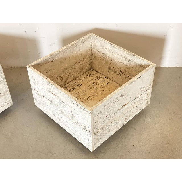 Travertine Planters, 1970s, Set of 2 For Sale - Image 15 of 18