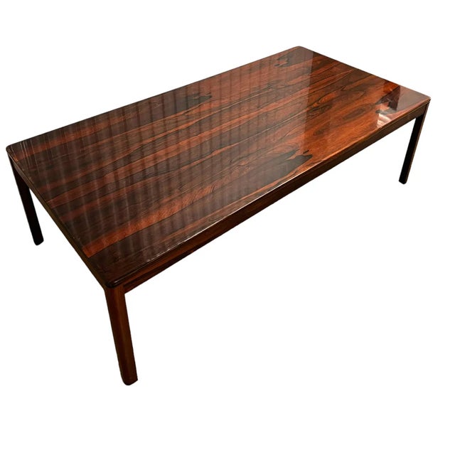 Brode Blindheim 1960s Rosewood Coffee Table by Brode Blindheim For Sale - Image 4 of 8