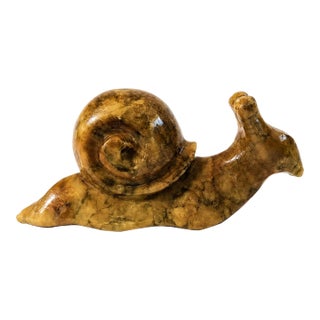 Vintage Alabaster Snail For Sale
