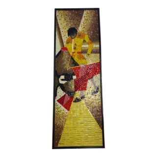 Wall Art Mosaic Matador by Genaro Alvarez For Sale