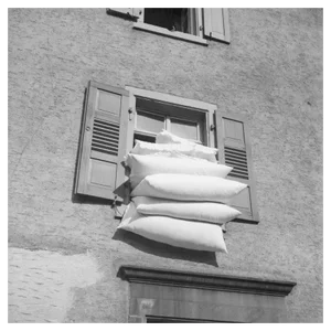 The Bedding in the Fresh Air, 1930, Photographic Print