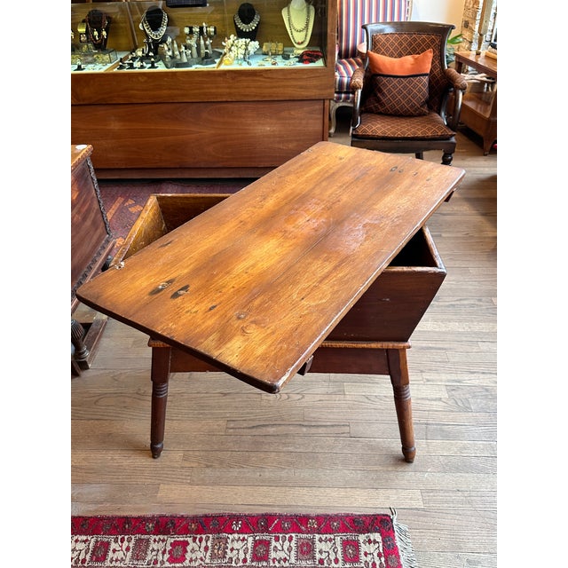 Late 19th Century Antique Dough Box Side Table For Sale - Image 9 of 11