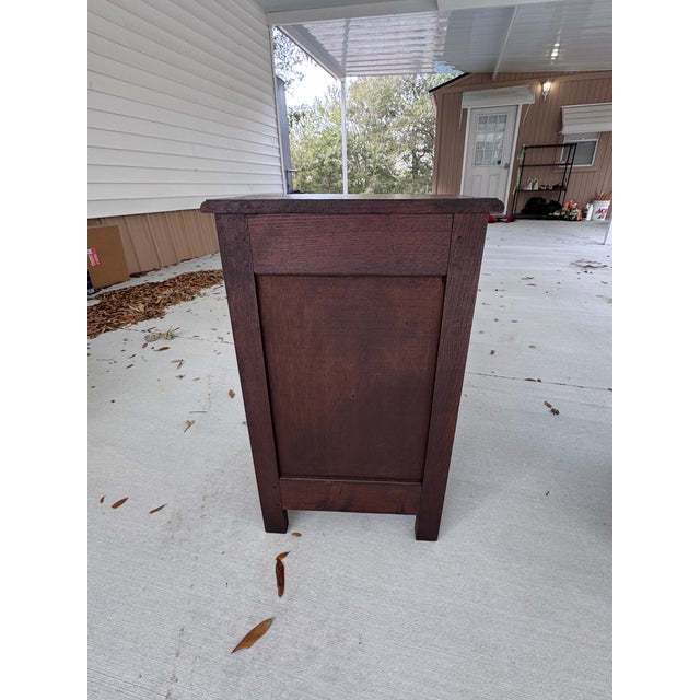 Wood Louis XV Style Oak Jam Cabinet / Cupboard For Sale - Image 7 of 11