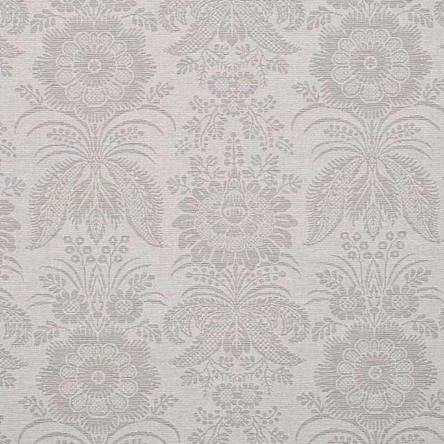 Not Yet Made - Made To Order Sample - Schumacher Greta Damask Fabric in Grey For Sale - Image 5 of 5