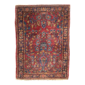 Antique Persian Sarouk Rug 2'0" X 2'7''