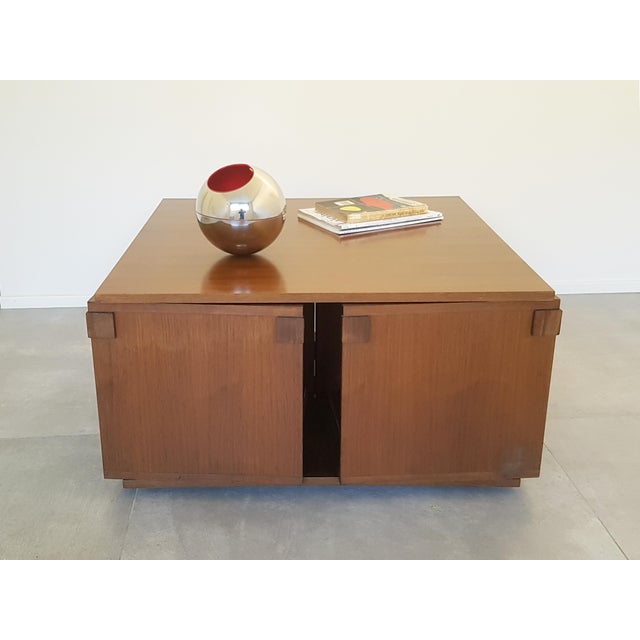 Italian Walnut Coffee Table from Bernini, 1960s For Sale - Image 12 of 18