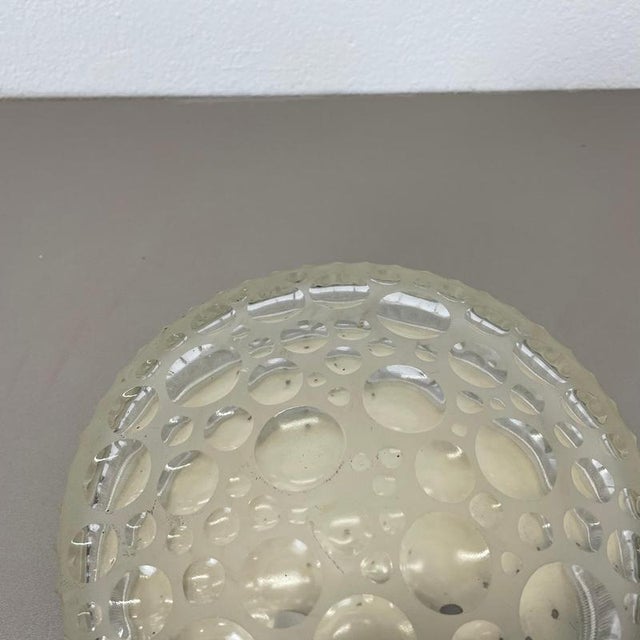 Small Textured Bubble Glass Wall Light from Hustadt Lights, 1970s For Sale - Image 6 of 18
