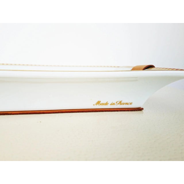 White 1980s Hermès Paris Magnificent Change Tray For Sale - Image 8 of 12