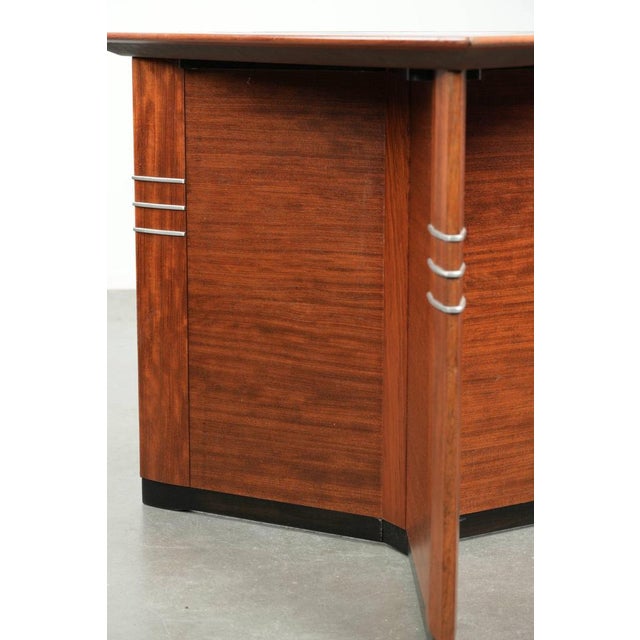 Vintage Art Deco Coffee Table in Triangular Shape from Schuitema For Sale - Image 9 of 10