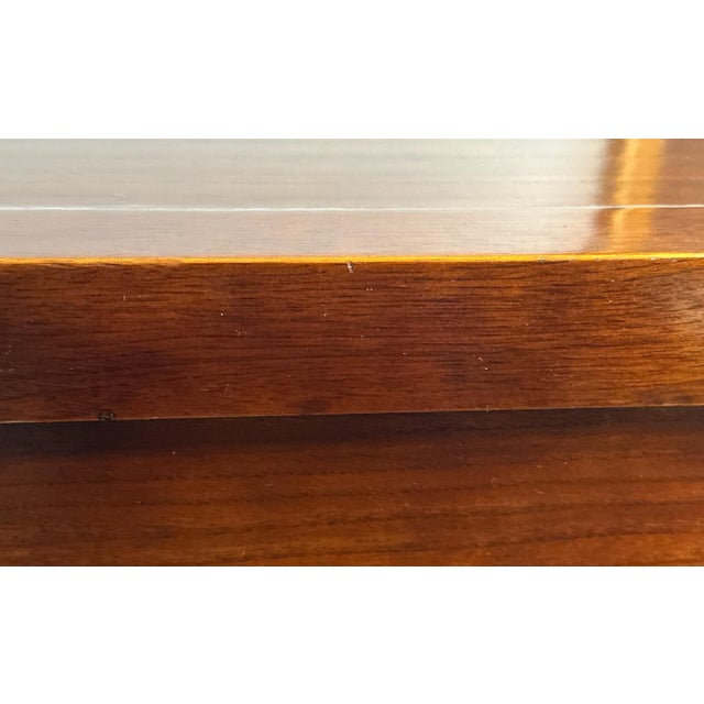 Late 20th Century Japanese Edo–Meiji Style Puzzle Tansu Cabinet, Two-Piece Elmwood Chest With Brass Hardware For Sale In Naples, FL - Image 6 of 14