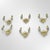 Brass Pair of 1950s Vintage Jules Leleu French Art Deco Brass Wall Sconces For Sale - Image 8 of 9
