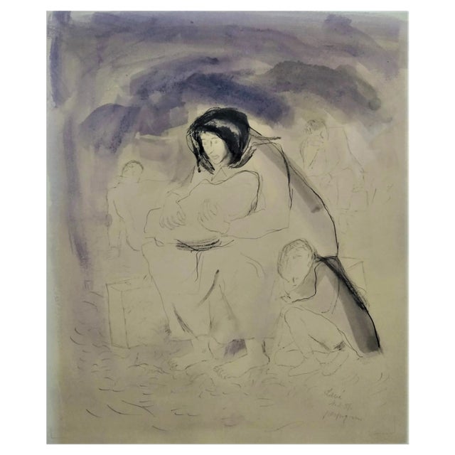 Antoni Clave, Untitled, 1939, Mixed Media on Paper, Framed For Sale