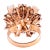 Brutalist 1950-60s Oval Opal Cocktail Ring Size 6.5 For Sale - Image 3 of 5