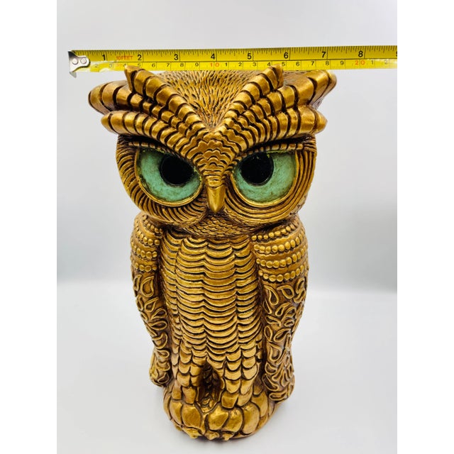 Progressive Art Owl Statue, Dated 1967 For Sale - Image 11 of 13