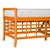 David Francis Luna Bench - Orange For Sale - Image 4 of 7