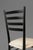 Set of Six (6) Mid-Century Italian Modern Bespoke Ebonized Dining Chairs in White Bouclé After Gio Ponti, Italy, C. 1960's For Sale - Image 16 of 18