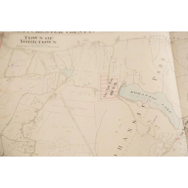 Traditional Vintage Hopkins Map of Town of Yorktown For Sale - Image 3 of 6