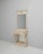 French 19th Century French Wood White Patinated Vanity For Sale - Image 3 of 18