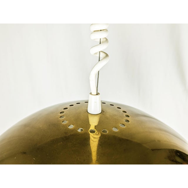 Brass & Optical Glass Nictea Pendant by Tobia & Afra Scarpa for Flos, 1971 For Sale - Image 13 of 15