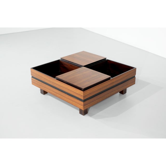 Brown Coffee Table by Carlo Hauner for Forma, 1960s For Sale - Image 8 of 15