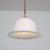 A beautiful elegant hanging lamp, manufactured in Italy around 1970. This lovely piece is made of high quality white...