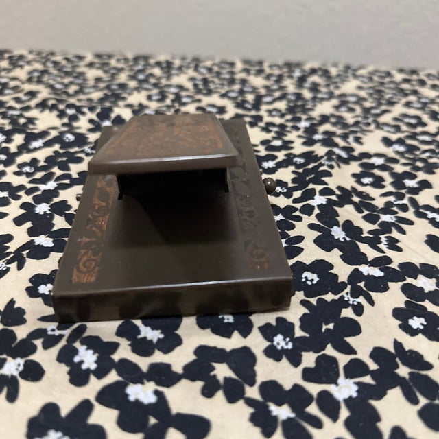 Art Deco Vintage Desk Accessory Letter Holder Clip and Paperweight For Sale - Image 3 of 5